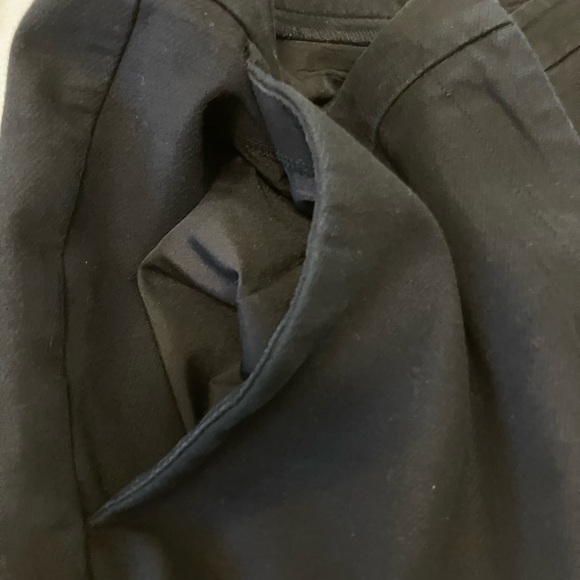 ANN TAYLOR Black Cropped Mid Rise Cotton Blend With Stretch Pants Size 4 - Picture 7 of 12